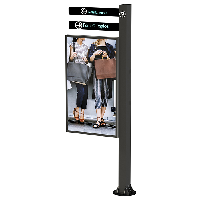 Рекламный экран Vormatic 32" LCD Slim Display настенный уличный1