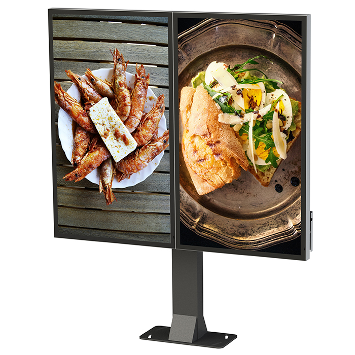 Рекламный экран Vormatic 55" LCD Slim Display настенный уличный4