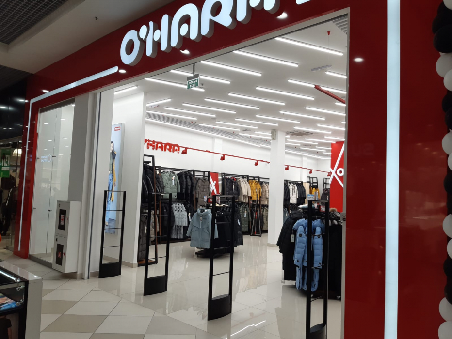 Магазин O’Hara, г. Ярославль, ТРК Ярославский Вернисаж - проход 5 метров2