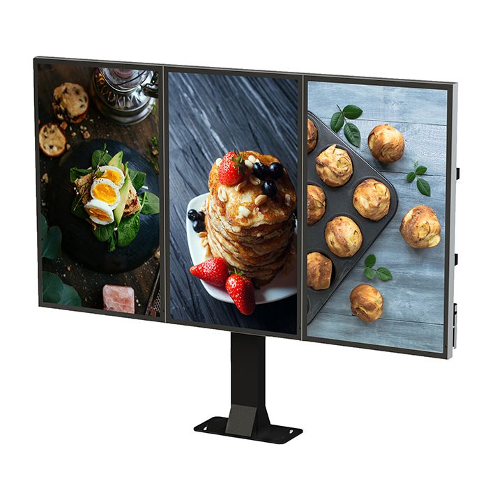 Рекламный экран Vormatic 43" LCD Slim Display настенный уличный5